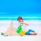 4E's Novelty 3 Pcs Beach Shovel Large 15 Inch Sand Shovel for Kids Heavy Duty Plastic - Great for Beach Toys for Kids 3-10, Sand Toys for Toddlers, Outdoor Summer Sandbox Toys